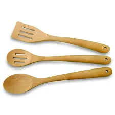 Wooden spoon + silicone spatula